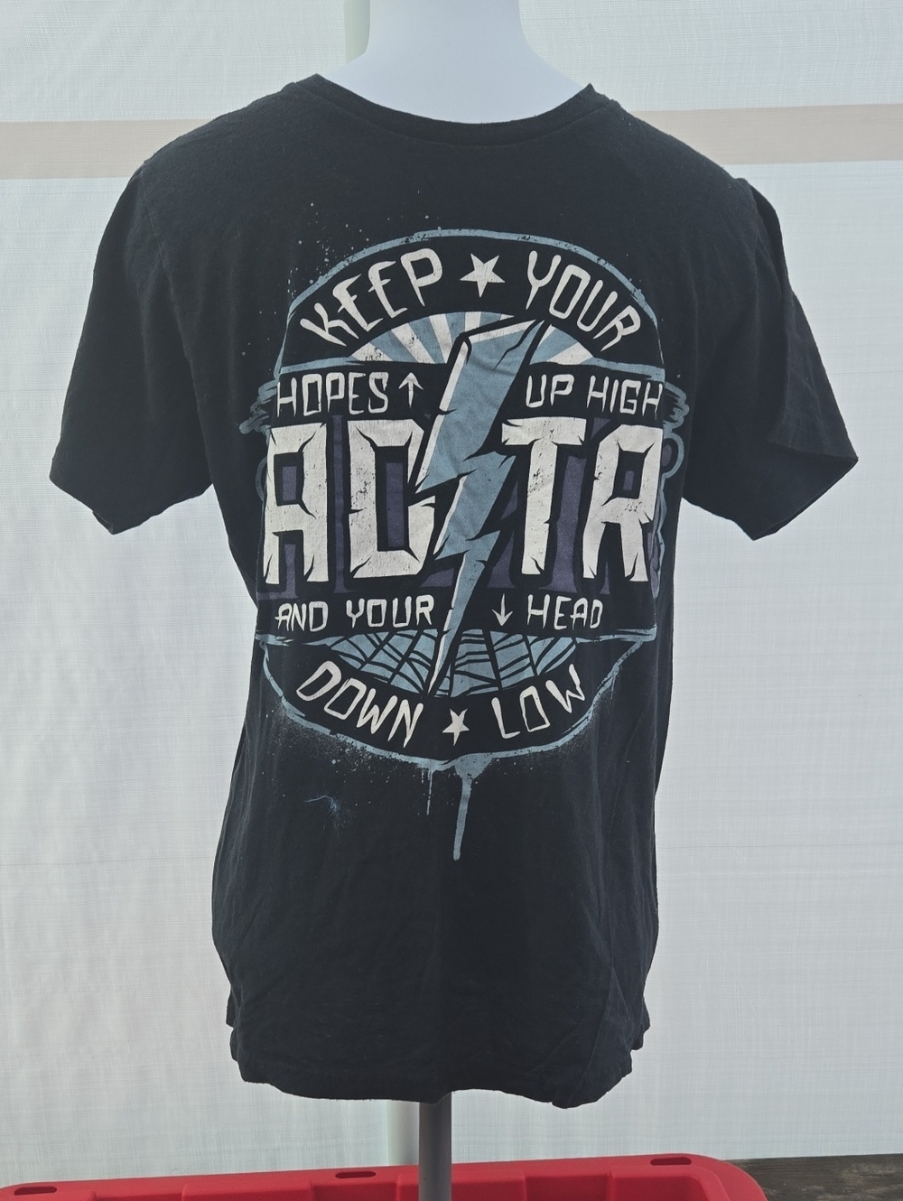 Bay Island Black Graphic AC⚡TR Short Sleeve Tee